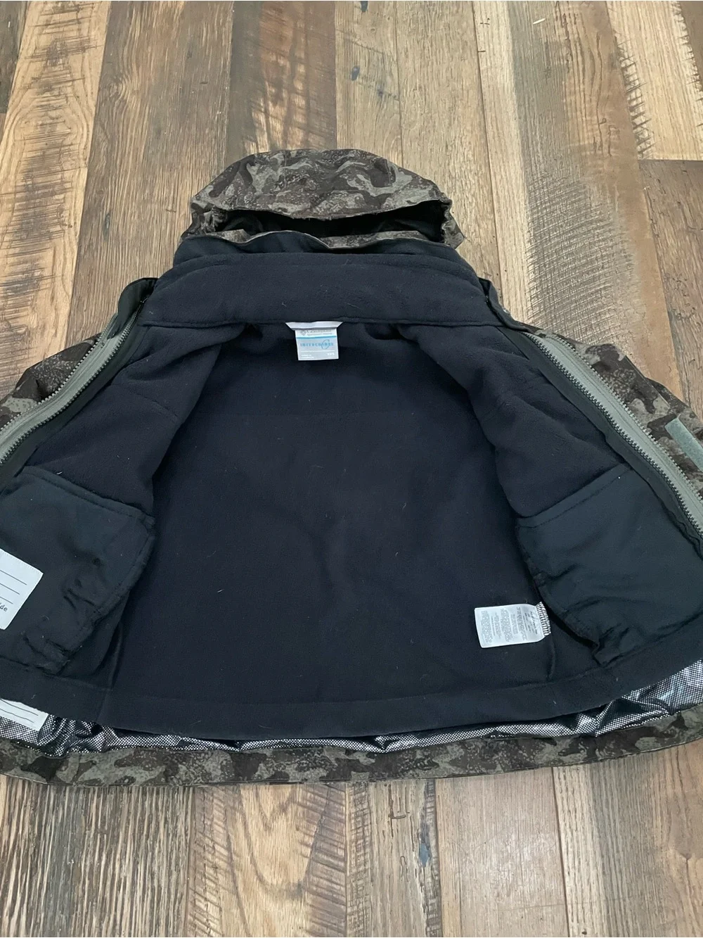Columbia 2pc Omni Heat CAMO winter coat boy 4-5